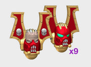 10x Wrecker Squad 3 - G:6b Boxer Helmets 3d printed