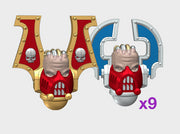 10x Berserker Squad - G:6b Boxer Masks 3d printed