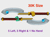 11x Energy Sword: Khufu A (30k Size) 3d printed
