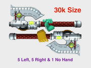 11x Evil Eye: Rafnyr Energy Axe (30k Size) 3d printed