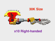10x Right-handed Roto Axe: Chnd. Zerker (30k Size) 3d printed