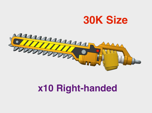 10x Right-handed Roto Sword: Raider (30k Size) 3d printed