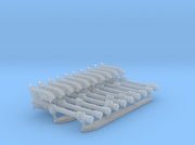 10x One &amp; Two-handed RotoAxe: Reprisal 3d printed