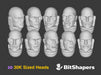 10x Hydra Sons : Bare 30k Marine Heads 3d printed