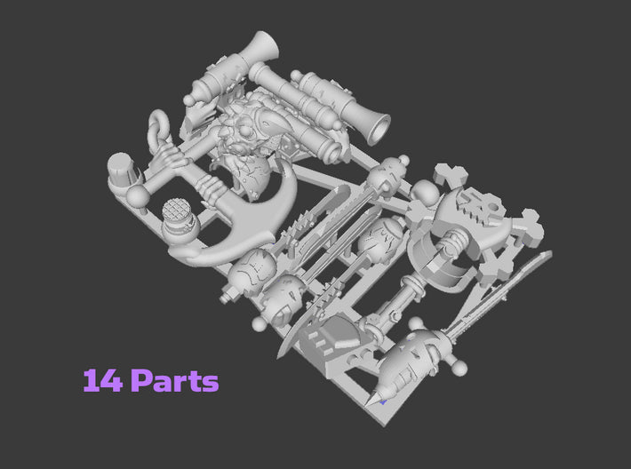 Buccaneer : KillTeam Parts 3d printed