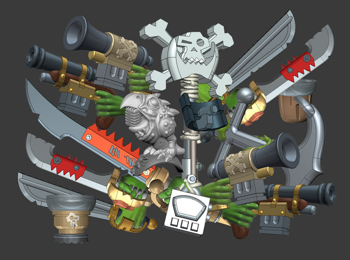 Buccaneer : KillTeam Parts 3d printed