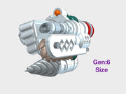 4x Assorted Gen:6 Med-Gauntlets (Left) 3d printed