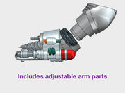 4x Assorted Gen:6 Med-Gauntlets (Right) 3d printed