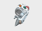 6x Gen:6 Left &amp; Right Med-Gauntlets (No Hands) 3d printed