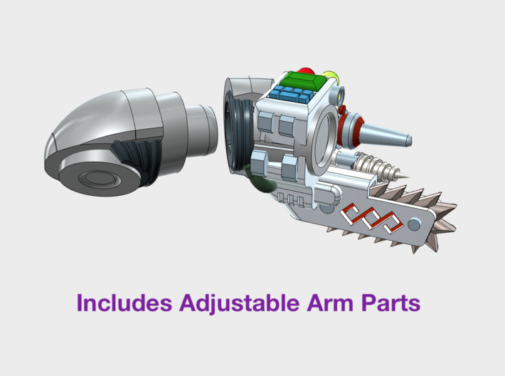 6x Prime Left &amp; Right Med-Gauntlets (No Hands) 3d printed