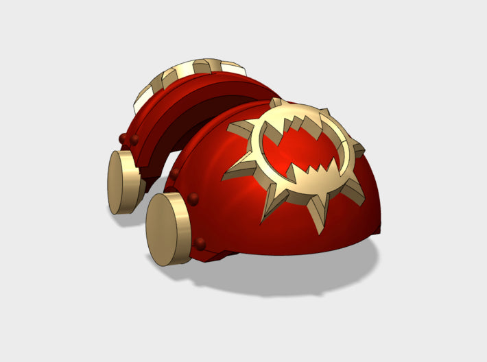 5x Wrecker Legion - T:3a Tartaros Shoulder Sets 3d printed