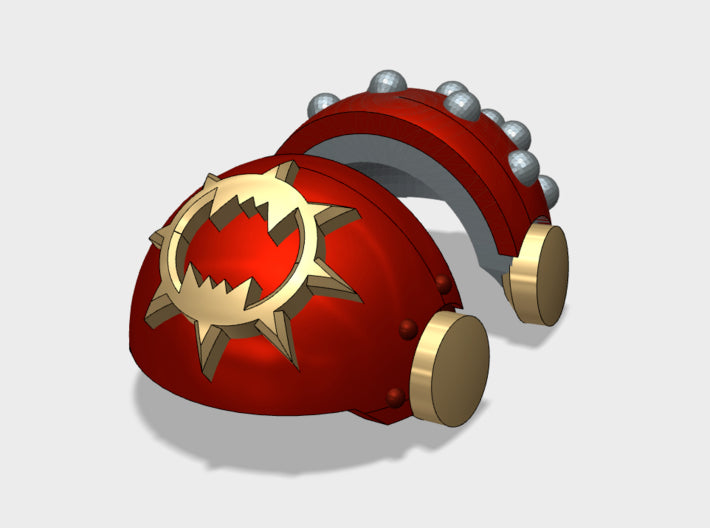 5x Wrecker Legion (R) - T:3h Tartaros Shoulder Set 3d printed