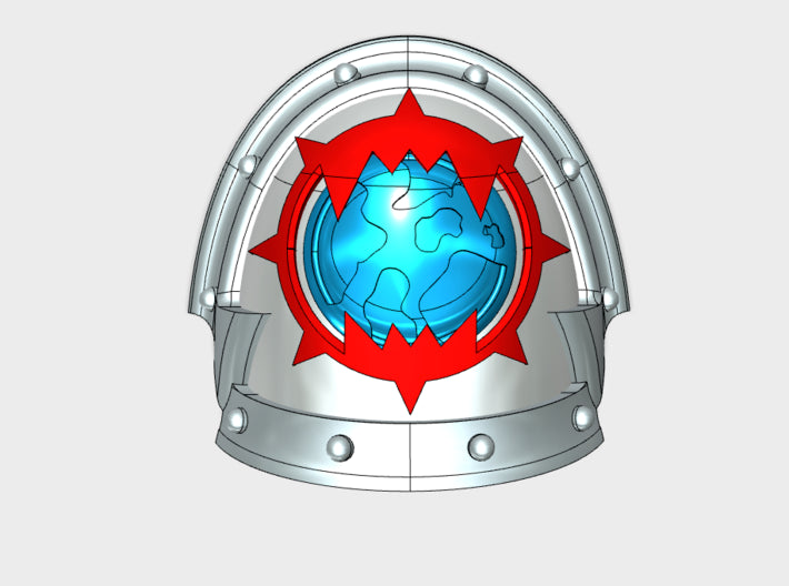 10x World Wreckers 2 - Abhorrent Shoulder Pads 3d printed