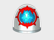 10x World Wreckers 2 - G:4a Shoulder Pads 3d printed