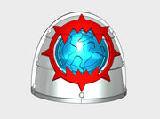 10x World Wreckers 2 - G:1a Shoulder Pads 3d printed