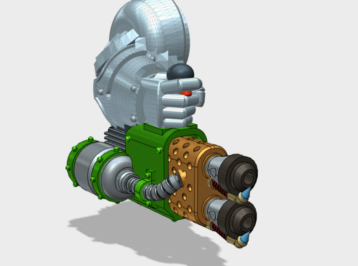 Cataphractii Hvy. Arms - Base: Hvy. Scorcher (L&amp;R) 3d printed
