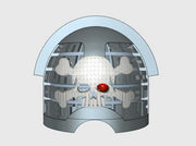 10x Deathwatch Pauldrons: Gamma 3d printed