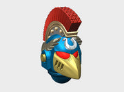 10x Ultra Laurel - Crested G:6 Crow Helms 3d printed