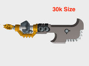 10x Right-handed RotoAxe : Ashen Rake (30k Size) 3d printed