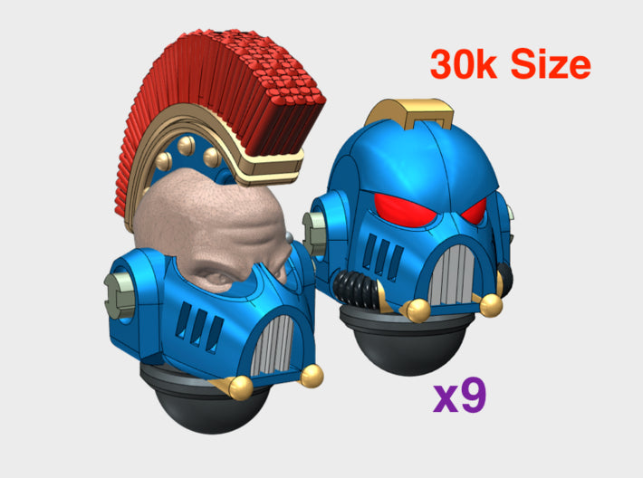 10x Base - G:6m Boxer Masks (Squad 4) 3d printed