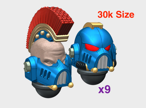 10x Base - G:6m Boxer Masks (Squad 4) 3d printed