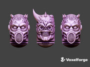 10x Rock &amp; Rollers - Voxelforge Heads (Set 2) 3d printed