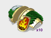 Dragon Scale - T:2e Cataphractii w/Shoulder Shield 3d printed