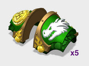 Dragon Head Clan - T:6n Nocturis Shoulder Sets 3d printed