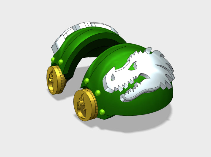 5x Dragon Head - T:3a Tartaros Shoulder Sets 3d printed