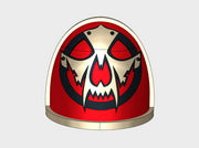 10x Blood Jackals - G:4a Shoulder Pads 3d printed