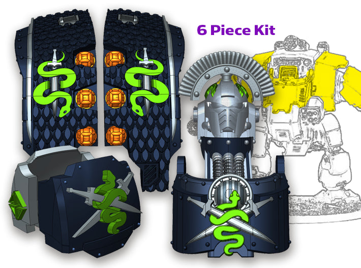 Shadow Vipers : Full Atlas Pattern Kit 3d printed