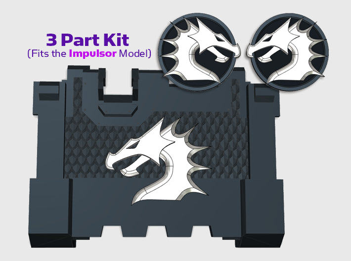 Black Dragons : Impala Branding Kit 2 3d printed