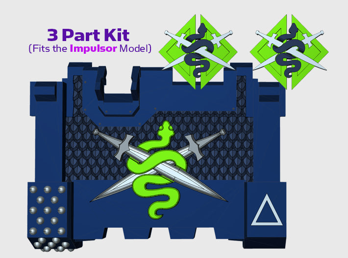 Shadow Vipers : Impala Branding Kit 2 3d printed