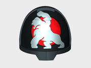 10x Silverback Circle - G:13a Shoulder Pads 3d printed