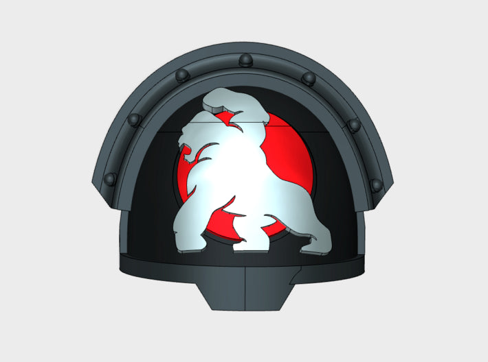 10x Silverback Circle - G:13r Shoulder Pads 3d printed