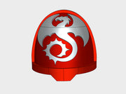 10x Void Drakes - G:11a Shoulder Pads 3d printed