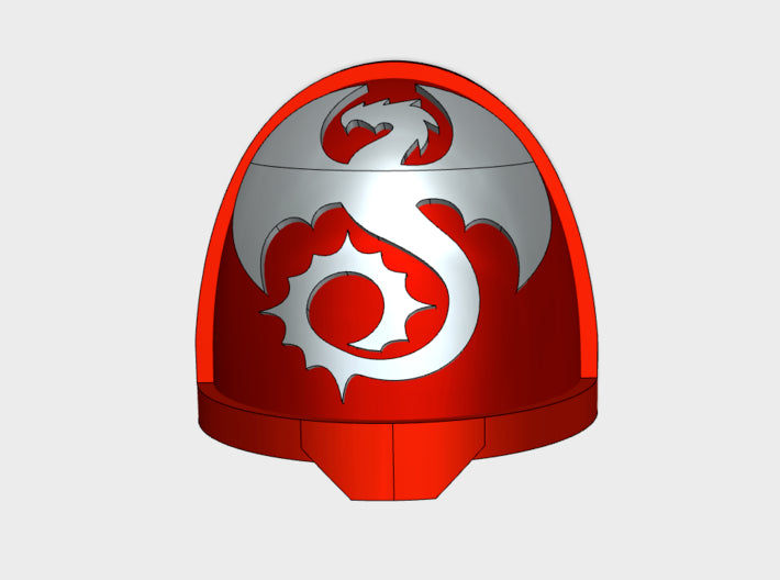 10x Void Drakes - G:11a Shoulder Pads 3d printed