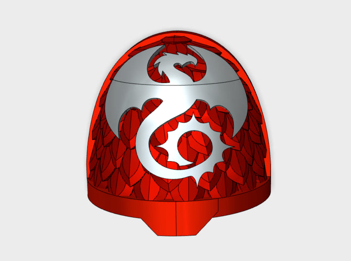 10x Void Drakes - G:11v Right Shoulders 3d printed