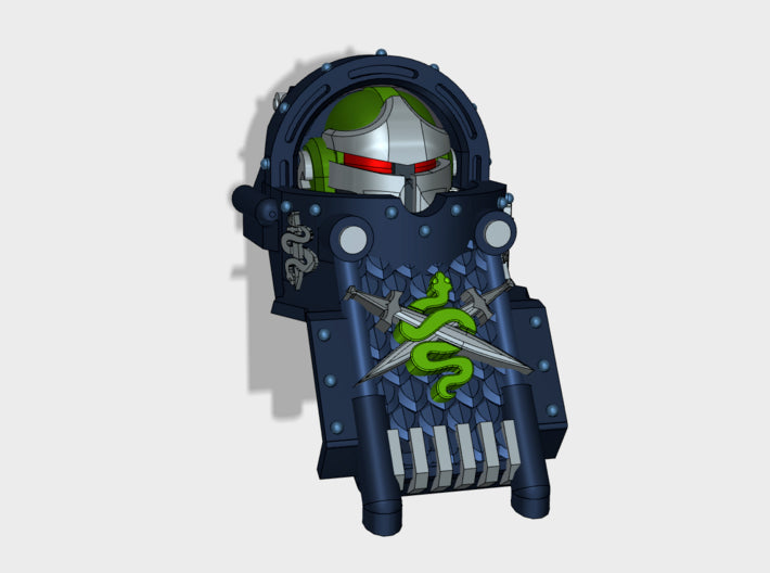 Shadow Vipers: War-Suit Headpiece 3d printed