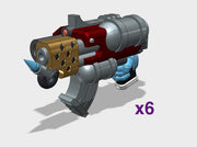 Side-by-side Combo: Terminator FlameBolt 3d printed
