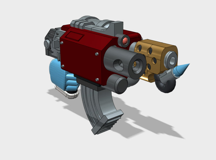 Side-by-side Combo: Terminator FlameBolt 3d printed