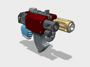 Side-by-side Combo: Terminator Thermobolt 3d printed