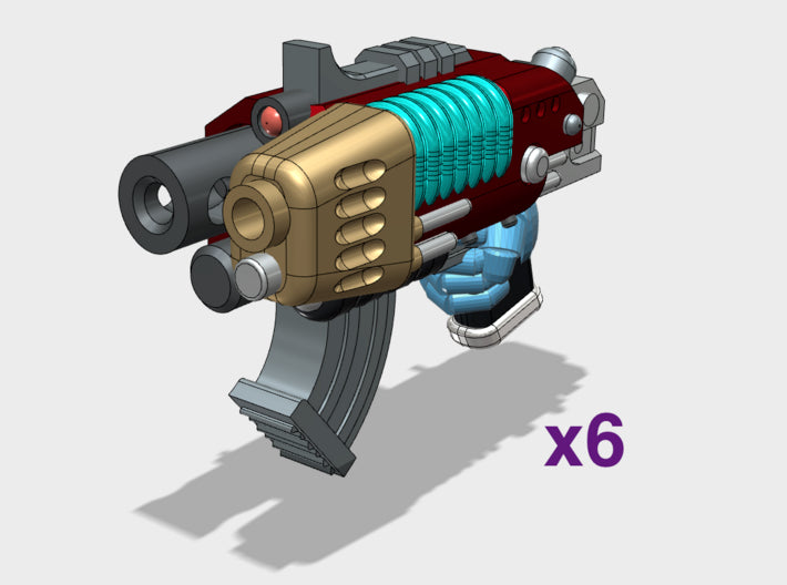 Side-by-side Combo: Terminator Plasbolt 3d printed