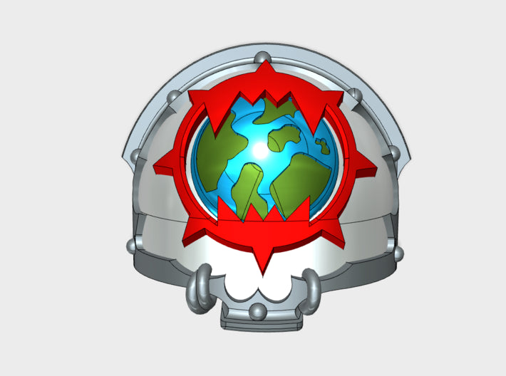 10x World Wreckers - T:4a Chaos Terminator Pads 3d printed