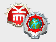 5x World Wrecker - Spiked T:4-Rage Terminator Pads 3d printed