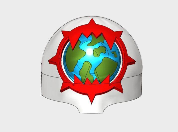 10x World Wrecker - T:4a Chaos Terminator Pads 3d printed