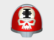 10x Red Hunters - G:13a Shoulder Pads 3d printed