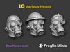 Britommi Troops: Human Head Swaps 3d printed