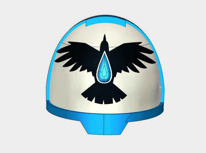 10x Storm Crows - G:13a Shoulder Pads 3d printed