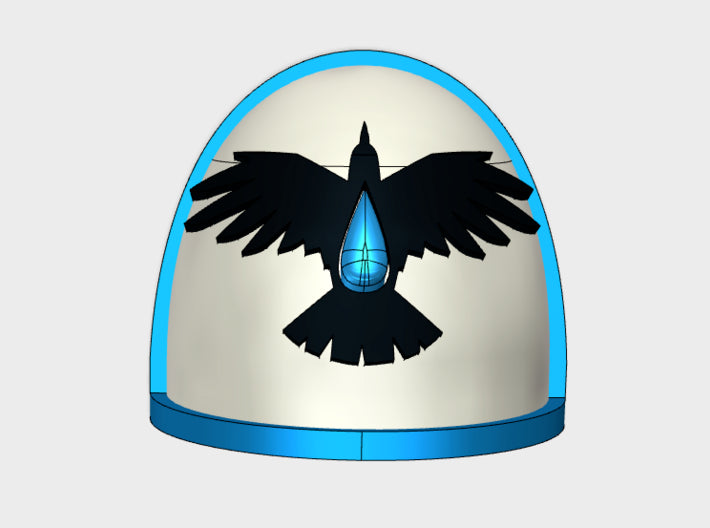 10x Storm Crows - G:4a Shoulder Pads 3d printed